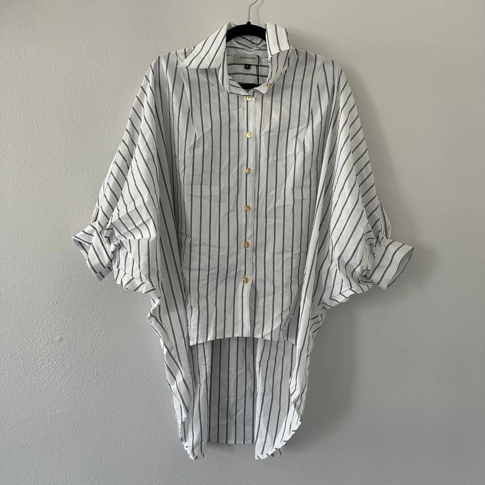 MONICA NERA NORMA SHIRT Size Small Striped
